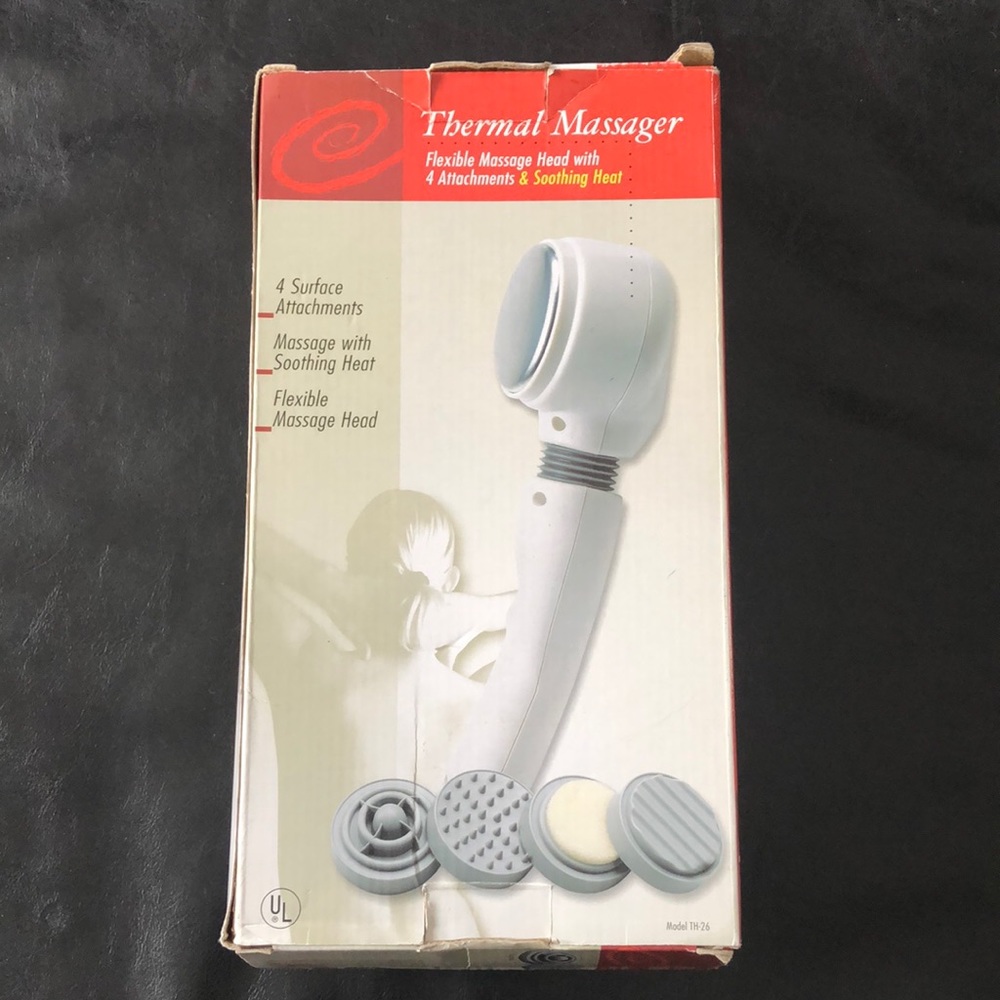 Thermal Massager w/ 4 surface attachments
